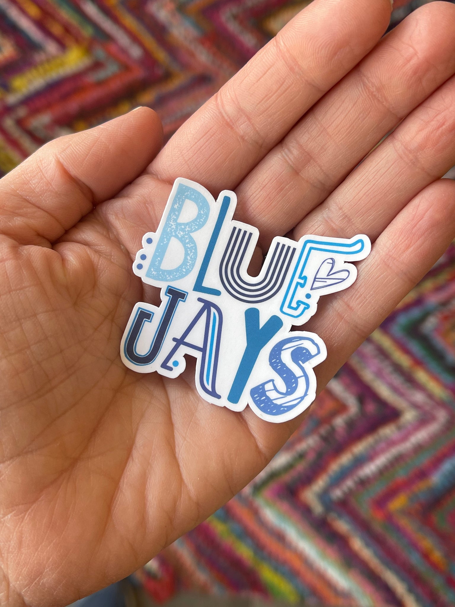 Bluejay  Typography Sticker